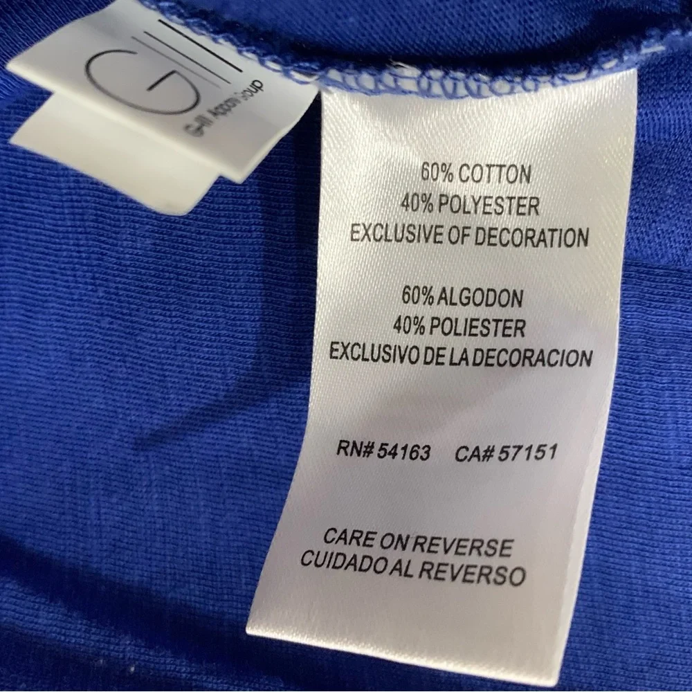 Blue Los Angeles Graphic Tank Top - Picture 6 of 8